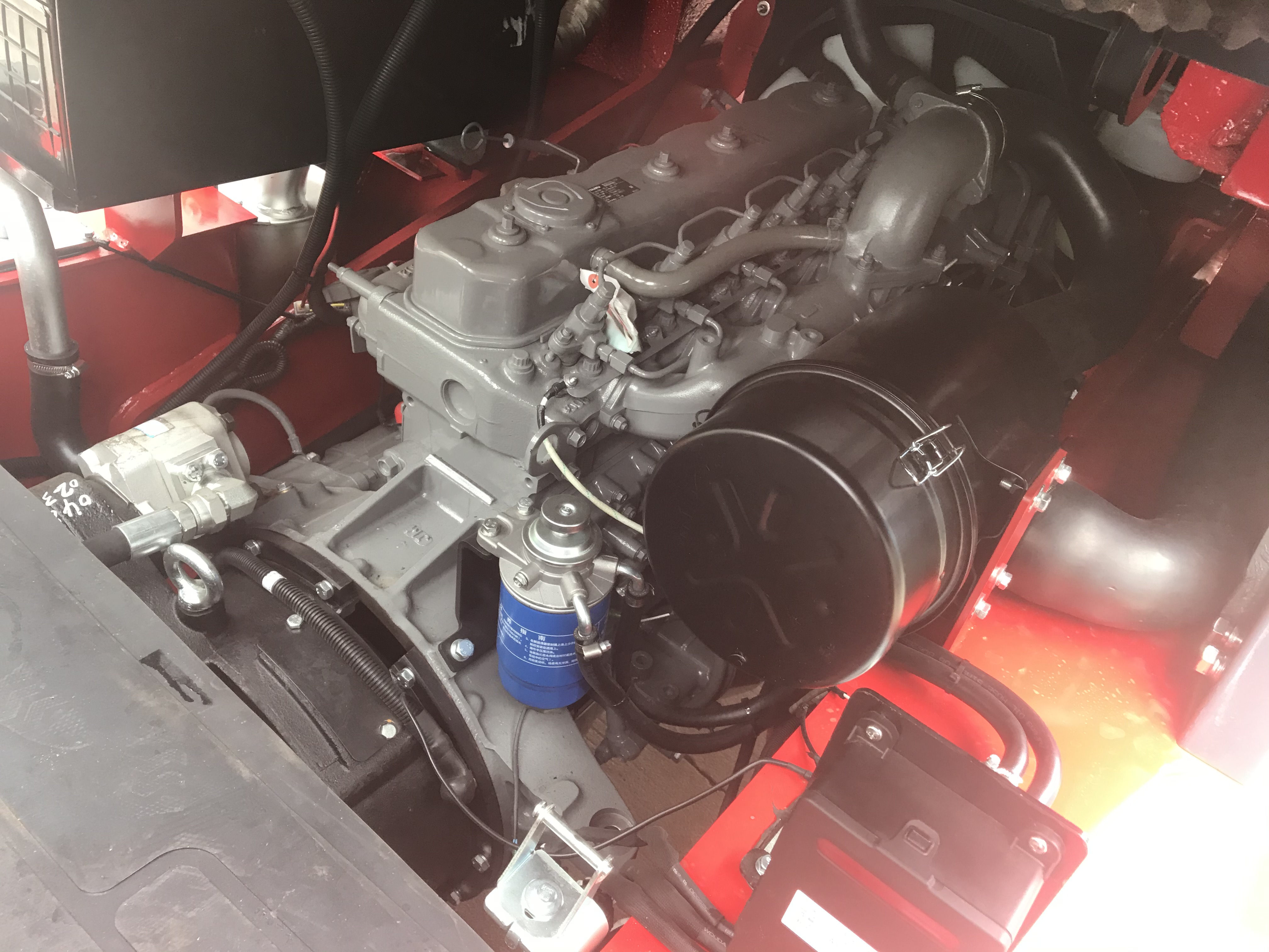 small rough terrain forklift